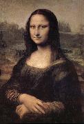 LEONARDO da Vinci Portrait de Mona Lisa dit La joconde oil